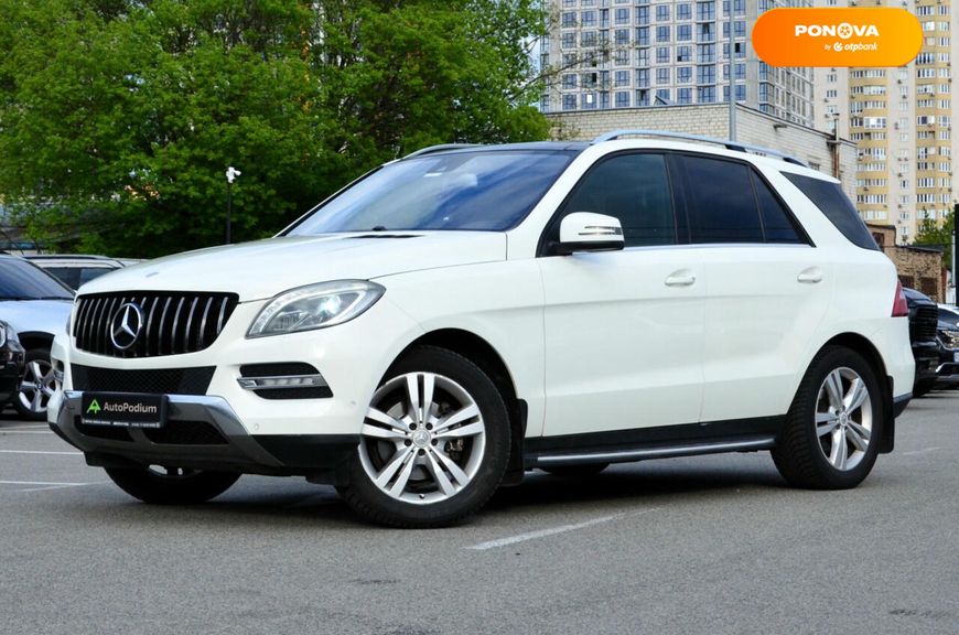 Mercedes-Benz M-Class, 2012, Дизель, 3 л., 297 тис. км, Позашляховик / Кросовер, Білий, Київ 102345 фото