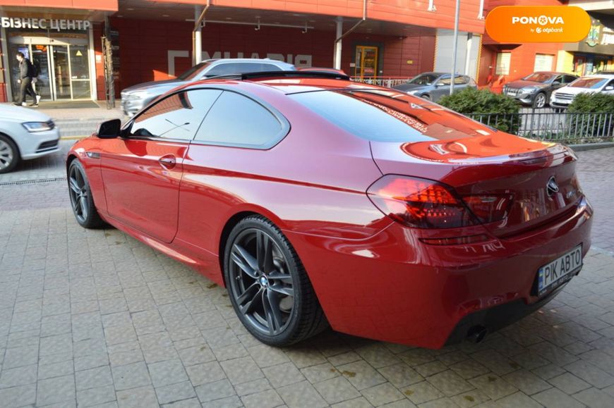 BMW 6 Series, 2014, Бензин, 3 л., 217 тыс. км, Купе, Красный, Львов 42464 фото