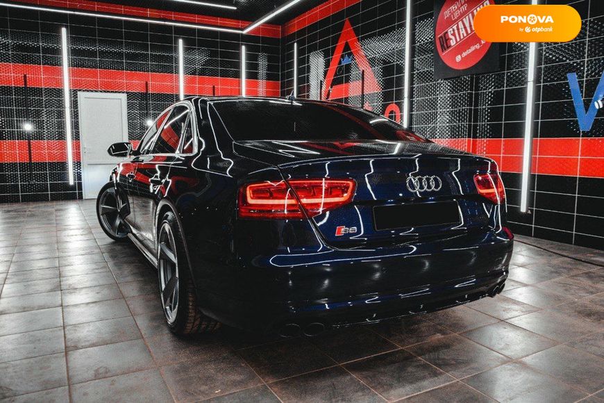 Audi S8, 2012, Бензин, 3.99 л., 129 тис. км, Седан, Синій, Київ Cars-Pr-125814 фото