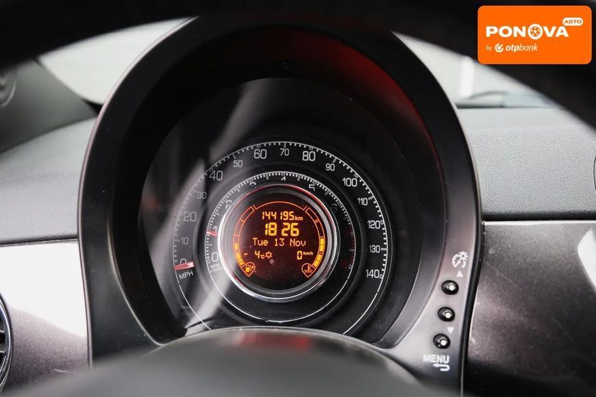 Fiat 500, 2015 р., Бензин, 145 тис. км, Хетчбек, Чорний, Київ AT-10415662 фото