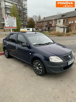 Renault Logan, 2010, Газ пропан-бутан / Бензин, 1.39 л., 173 тис. км, Седан, Синій, Житомир Cars-Pr-276376 фото