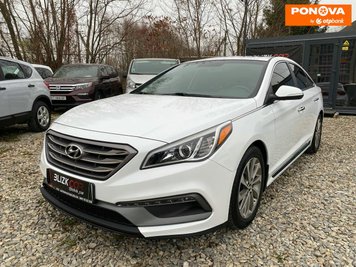 Hyundai Sonata, 2017, Бензин, 2.4 л., 88 тис. км, Седан, Білий, Коломия 278947 фото