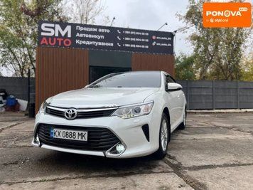 Toyota Camry, 2015 р., Газ пропан-бутан / Бензин, 190 тис. км, Седан, Білий, Харків AT-10404392 фото