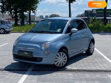 Fiat 500, 2014, Бензин, 1.4 л., 79 тис. км, Хетчбек, Синій, Київ 103251 фото