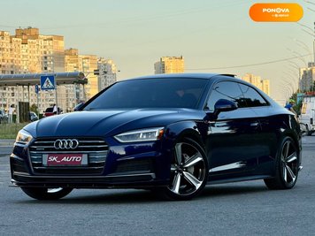 Audi A5, 2019, Бензин, 1.98 л., 65 тыс. км, Купе, Синий, Киев 102871 фото
