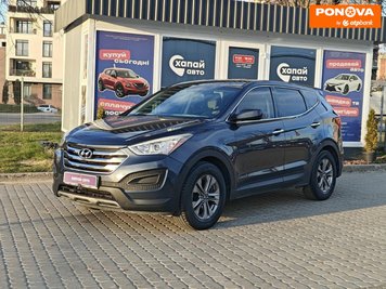 Hyundai Santa FE, 2015, Бензин, 2.36 л., 180 тис. км, Позашляховик / Кросовер, Синій, Львів 279328 фото