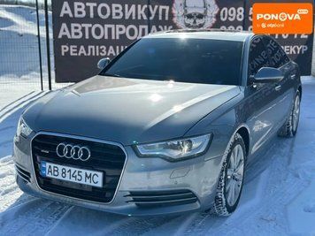 Audi A6, 2012 р., Бензин, 212 тис. км, Седан, Сірий, Вінниця AT-10410265 фото