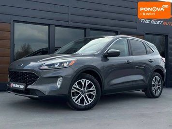 Ford Escape, 2021 р., Гібрид (HEV), 80 тис. км, Позашляховик / Кросовер, Сірий, Рівне AT-10415753 фото