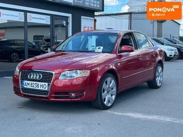 Audi A4, 2007 г., Бензин, 124 тыс. км, Седан, Красный, Житомир AT-10420137 фото