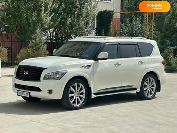 Infiniti QX56, 2011, Газ пропан-бутан / Бензин, 5.55 л., 147 тис. км, Позашляховик / Кросовер, Білий, Одеса Cars-Pr-190113 фото