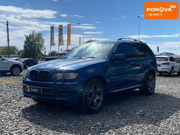 BMW X5, 2001 г., Бензин, 470 тыс. км, Внедорожник / Кроссовер, Синий, Львов AT-10400428 фото