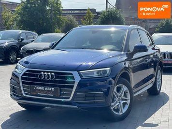 Audi Q5, 2018 г., Бензин, 116 тыс. км, Внедорожник / Кроссовер, Синий, Львов AT-10401807 фото