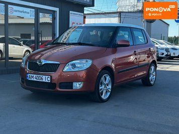 Skoda Fabia, 2007 р., Бензин, 218 тис. км, Хетчбек, Помаранчевий, Житомир AT-10417903 фото