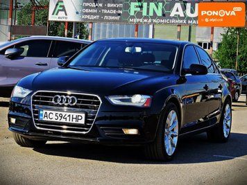 Audi A4, 2013 р., Бензин, 190 тис. км, Седан, Чорний, Черкаси AT-10417160 фото