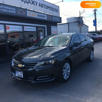 Chevrolet Impala, 2018, Бензин, 3.6 л., 99 тис. км, Седан, Сірий, Житомир 53497 фото