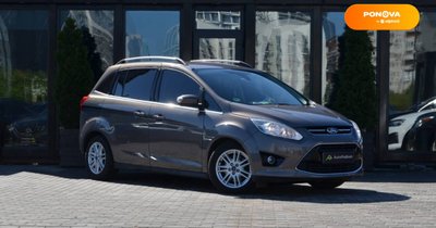 Ford C-Max, 2013, Бензин, 1 л., 201 тис. км, Мінівен, Сірий, Київ 39426 фото