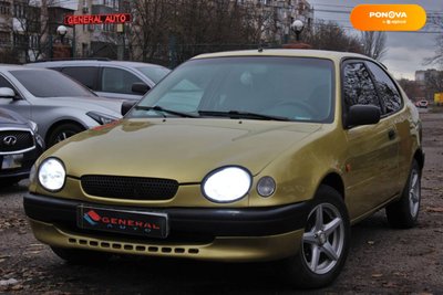 Toyota Corolla, 1997, Бензин, 1.3 л., 241 тис. км, Хетчбек, Жовтий, Одеса 7863 фото