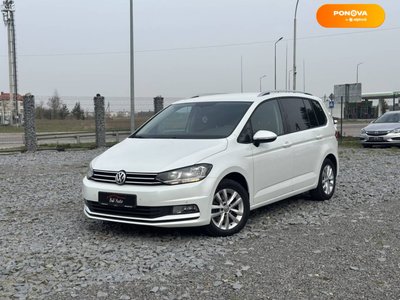 Volkswagen Touran, 2016, Дизель, 1.6 л., 196 тис. км, Мікровен, Білий, Броди 33957 фото