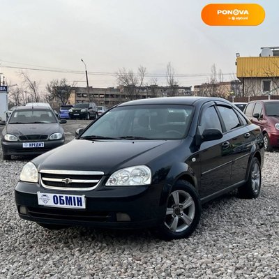 Chevrolet Lacetti, 2005, Газ пропан-бутан / Бензин, 1.8 л., 267 тыс. км, Седан, Чорный, Кривой Рог 25982 фото