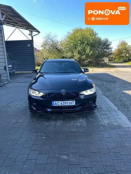 BMW 3 Series, 2014 г., Дизель, 283 тыс. км, Универсал, Чорный, Камінь-Каширський AT-10404292 фото