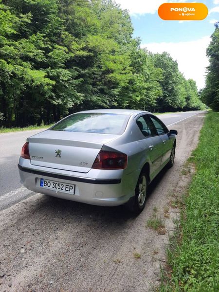 Peugeot 407, 2004, Бензин, 2 л., 123 тыс. км, Седан, Серый, Чортків Cars-Pr-62442 фото