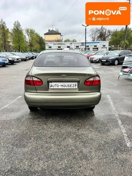 Daewoo Lanos, 2005 г., Газ пропан-бутан / Бензин, 213 тыс. км, Седан, Зеленый, Запорожье AT-10415522 фото