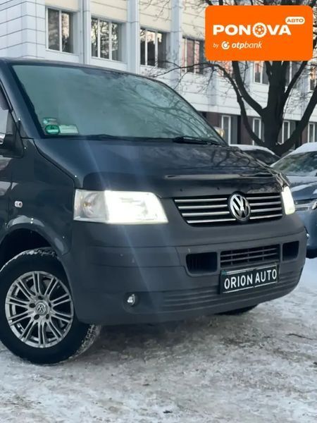 Volkswagen Transporter, 2008 р., Дизель, 389 тис. км, Мінівен, Чорний, Дніпро (Дніпропетровськ) AT-10407752 фото