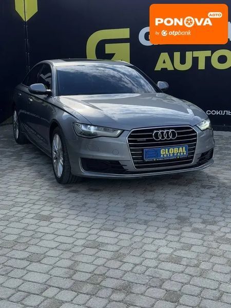 Audi A6, 2015 г., Дизель, 230 тыс. км, Седан, Серый, Львов AT-10403058 фото