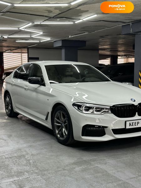 BMW 5 Series, 2019, Бензин, 2 л., 126 тыс. км, Седан, Белый, Одесса 111164 фото