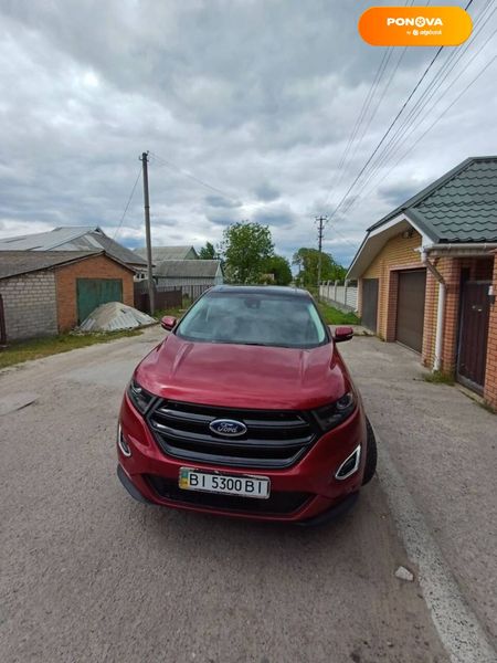 Ford Edge, 2016, Бензин, 2.7 л., 84 тыс. км, Внедорожник / Кроссовер, Красный, Кременчук Cars-Pr-63347 фото