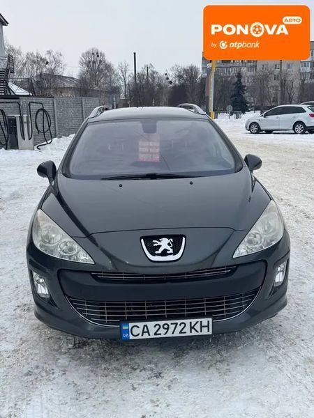 Peugeot 308, 2009 р., Бензин, 189 тис. км, Універсал, Чорний, Черкаси AT-10410312 фото