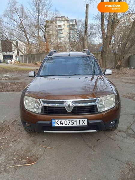 Renault Duster, 2012, Газ пропан-бутан / Бензин, 1.6 л., 207 тыс. км, Внедорожник / Кроссовер, Коричневый, Киев Cars-Pr-63027 фото