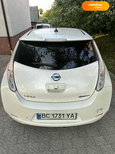 Nissan Leaf, 2015, Електро, 137 тис. км, Хетчбек, Білий, Львів Cars-Pr-141701 фото