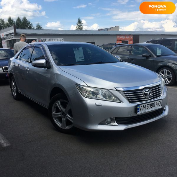 Toyota Camry, 2012, Бензин/Газ, 2.5 л., 217 тыс. км, Седан, Серый, Житомир 110577 фото