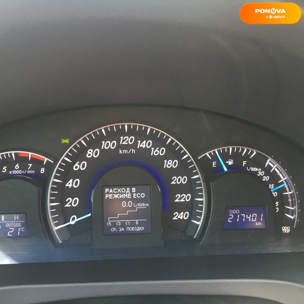 Toyota Camry, 2012, Бензин/Газ, 2.5 л., 217 тис. км, Седан, Сірий, Житомир 110577 фото