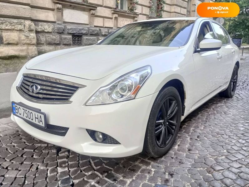 Infiniti G25, 2011, Бензин, 2.5 л., 235 тыс. км, Седан, Белый, Львов Cars-Pr-61531 фото