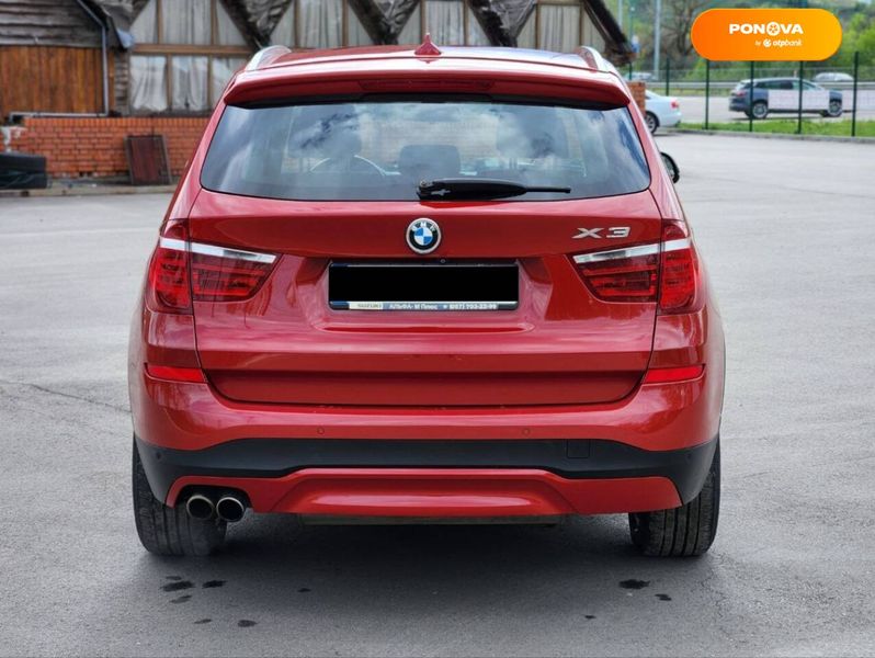 BMW X3, 2015, Бензин, 2 л., 131 тыс. км, Внедорожник / Кроссовер, Красный, Киев 39195 фото