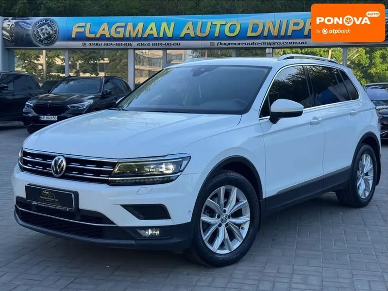 Volkswagen Tiguan, 2018 р., Дизель, 118 тис. км, Позашляховик / Кросовер, Білий, Дніпро (Дніпропетровськ) AT-10418165 фото