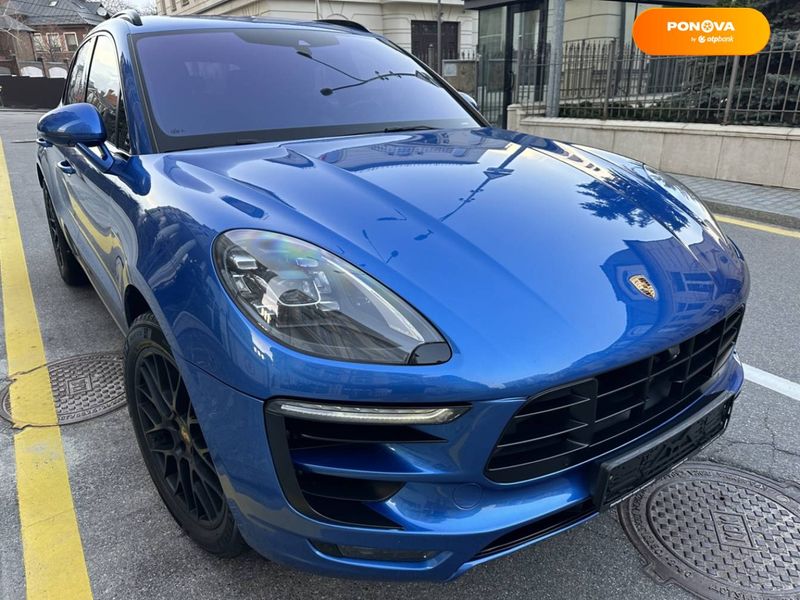 Porsche Macan, 2016, Бензин, 3 л., 78 тис. км, Позашляховик / Кросовер, Синій, Київ Cars-Pr-66497 фото