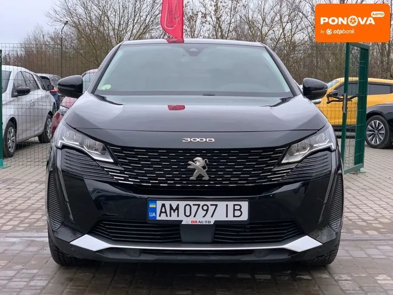 Peugeot 3008, 2021 р., Дизель, 191 тис. км, Позашляховик / Кросовер, Чорний, Бердичів AT-10406373 фото