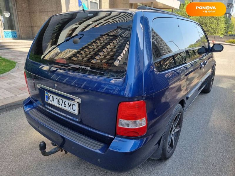 Kia Carnival, 2005, Газ пропан-бутан / Бензин, 2.5 л., 250 тис. км, Мінівен, Синій, Київ Cars-Pr-68529 фото