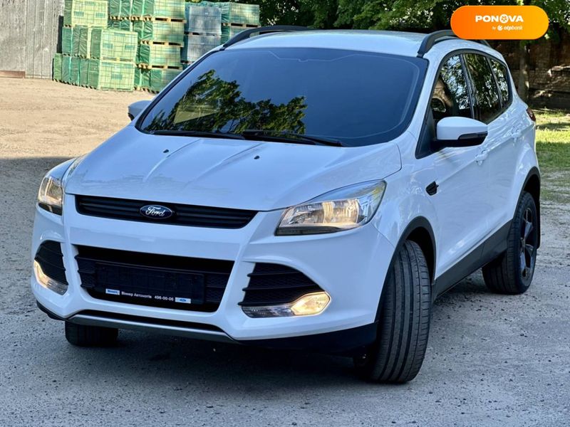 Ford Kuga, 2013, Дизель, 2 л., 104 тыс. км, Внедорожник / Кроссовер, Белый, Киев Cars-Pr-62852 фото