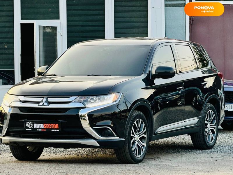 Mitsubishi Outlander, 2016, Бензин, 2.36 л., 141 тис. км, Позашляховик / Кросовер, Чорний, Харків 110457 фото