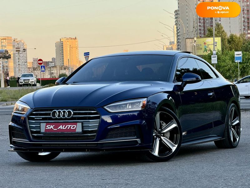 Audi A5, 2019, Бензин, 1.98 л., 65 тыс. км, Купе, Синий, Киев 102871 фото