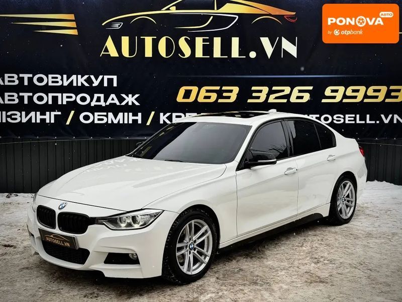 BMW 3 Series, 2014 р., Бензин, 144 тис. км, Седан, Білий, Вінниця AT-10407879 фото