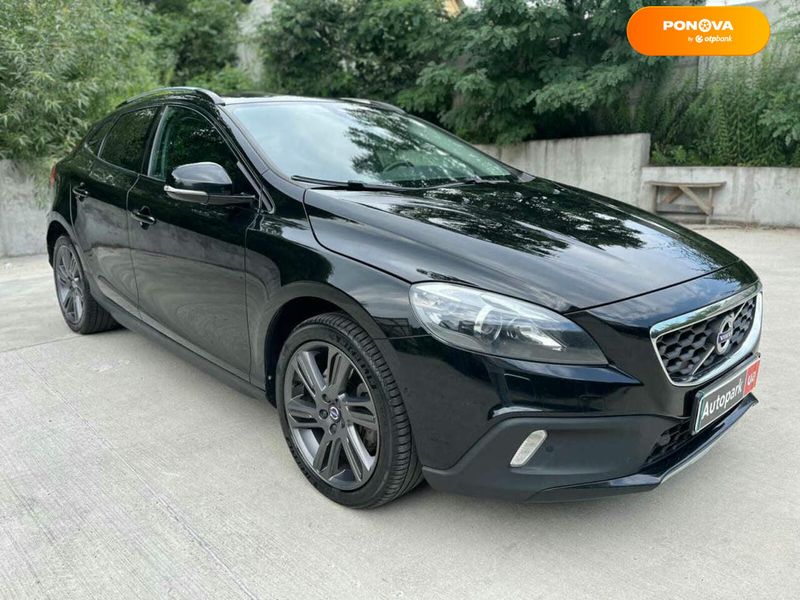 Volvo V40, 2015, Дизель, 2 л., 250 тис. км, Хетчбек, Чорний, Київ 107045 фото