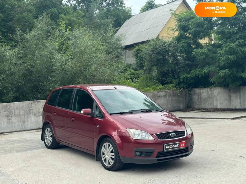 Ford C-Max, 2005, Дизель, 1.6 л., 282 тис. км, Мінівен, Червоний, Київ 97920 фото