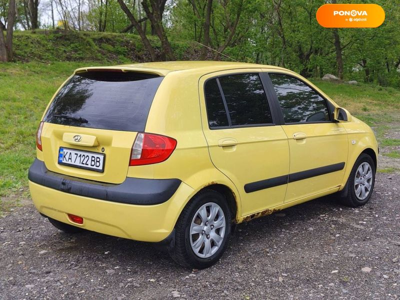 Hyundai Getz, 2006, Бензин, 1.6 л., 235 тис. км, Хетчбек, Жовтий, Київ Cars-Pr-58052 фото