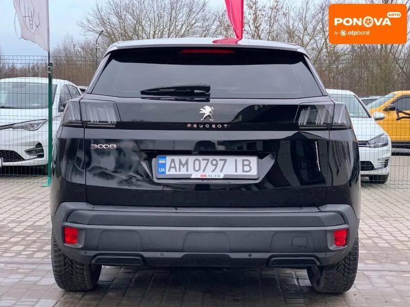 Peugeot 3008, 2021 р., Дизель, 191 тис. км, Позашляховик / Кросовер, Чорний, Бердичів AT-10406373 фото