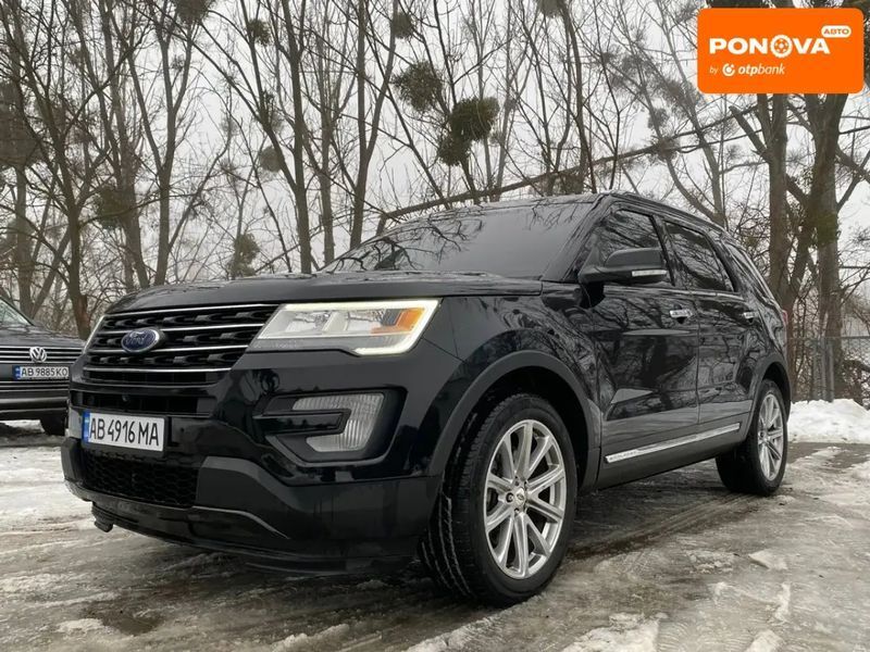Ford Explorer, 2017 г., Бензин, 161 тыс. км, Внедорожник / Кроссовер, Чорный, Винница AT-10407646 фото
